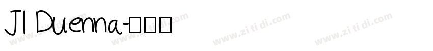 JI Duenna字体转换